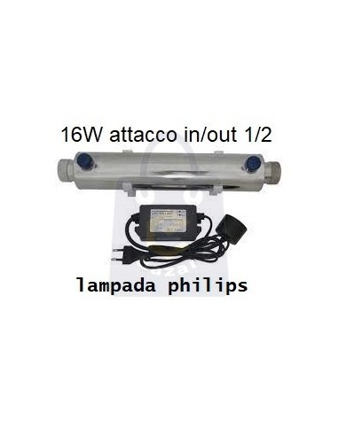 Kit lampada UV 16W 2 pin per lato per...