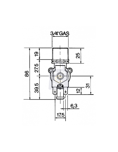 Elettrovalvola Solenoide - 3/4M - JG...