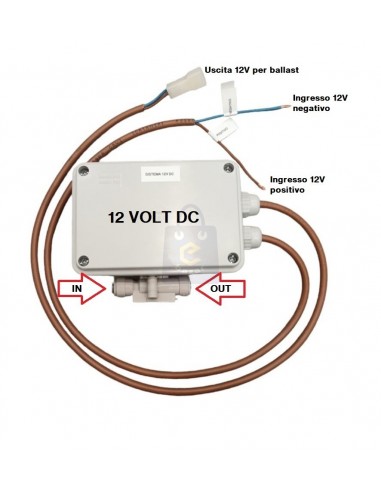 Flussostato controller per lampada UV...