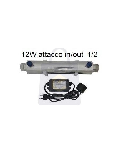 Kit lampada UV 12W attacco 1/2...